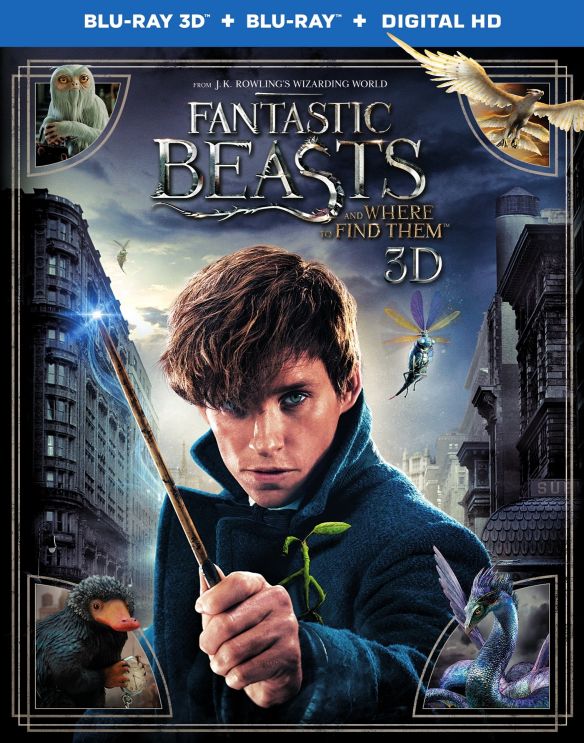  Fantastic Beasts and Where to Find Them [3D] [Blu-ray/DVD] [Blu-ray/Blu-ray 3D/DVD] [2016]