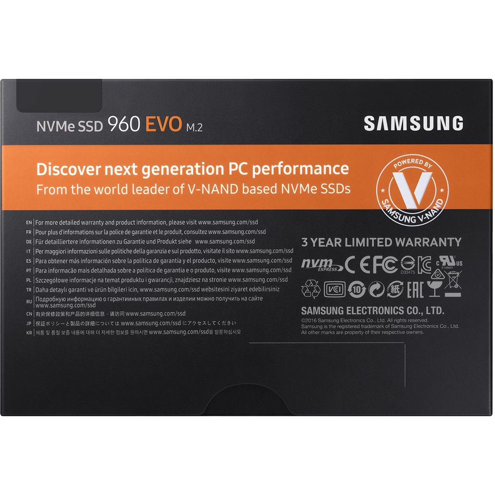 Best Buy: Samsung 960 EVO 250GB Internal PCI Express 3.0 x4 (NVMe 