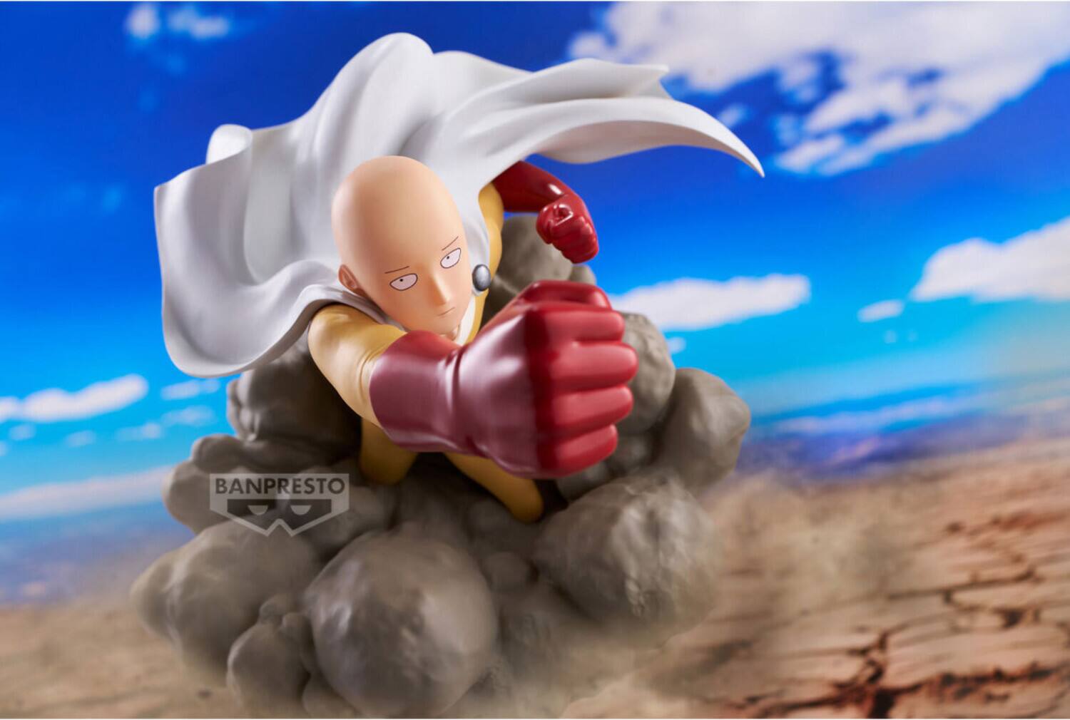 Alt View 2. PopMarket - Banpresto - One Punch Man - Diorama - Saitama Statue   - COLLECTIBLES - Multicolor.