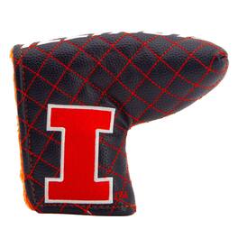 Team Golf - Illinois Fighting Illini Quilted Blade Putter Cover - Multicolor