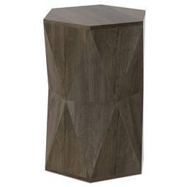 Simpli Home - Mckinley 16 inch Wide Solid Mango Contemporary End Table, Assembled - Ash Grey