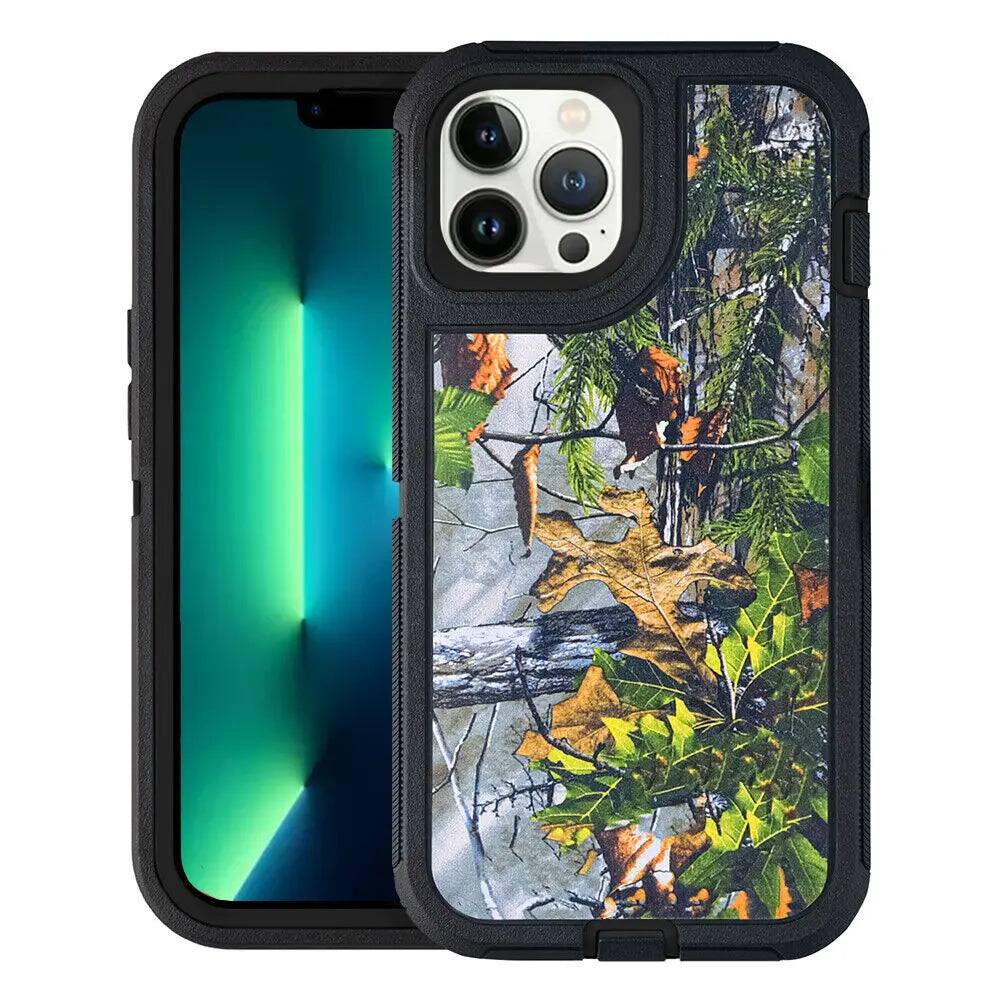 Front. Entronix - Entronix Case for iPhone 14 Pro Max - Triple-Layer Heavy Duty Protection - Camo.