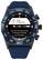Alt View 6. Citizen - CZ Smart 44mm Black IP Stainless Steel Case Hybrid Heart Rate Smartwatch with Silicone Strap - Blue.