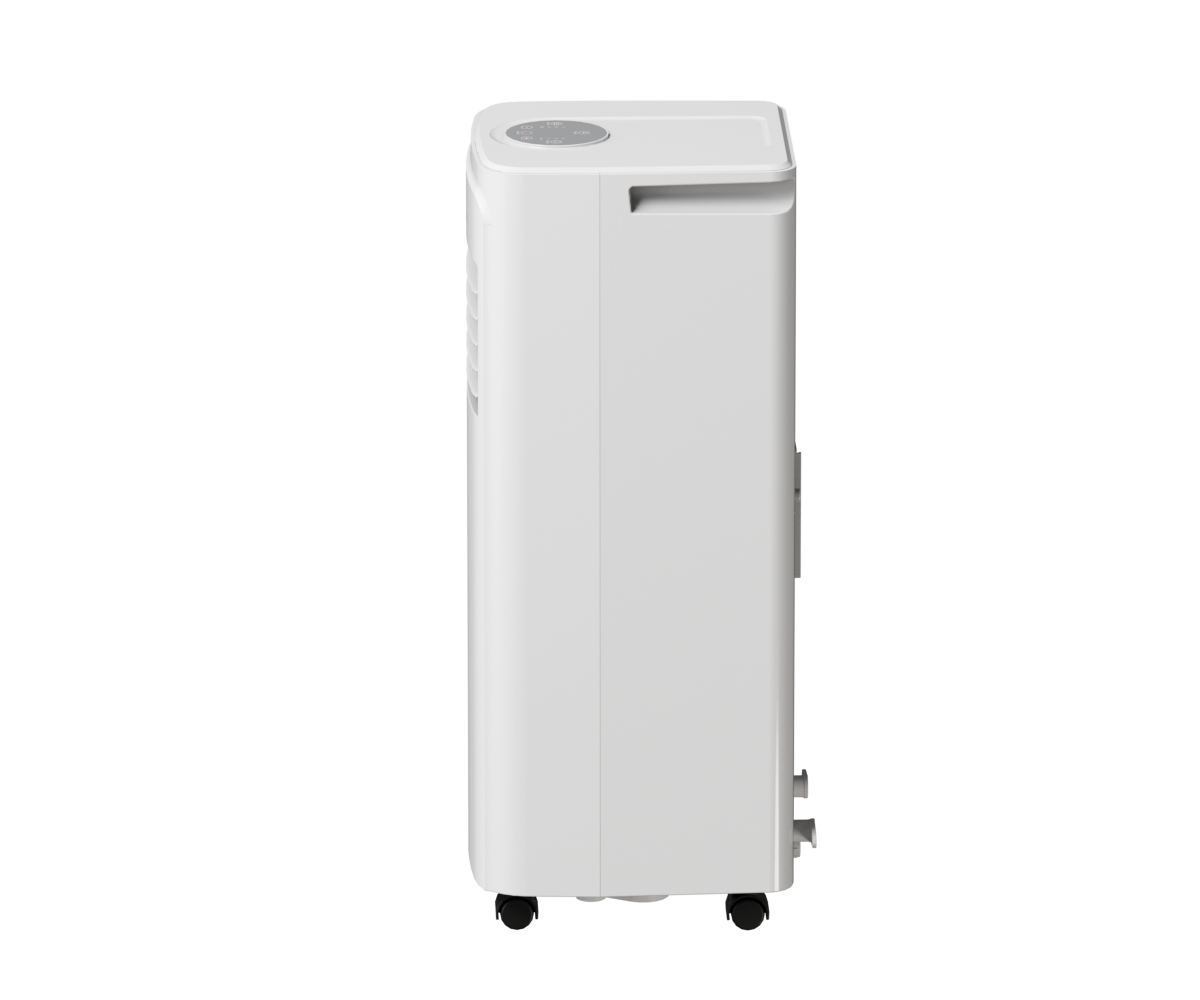 Alt View 1. JUJABU - 12000 BTU Portable Air Conditioner, 4-in-1 Cooling & Heating AC with Dehumidifier/Fan/Sleep Mode for Home Office - White.