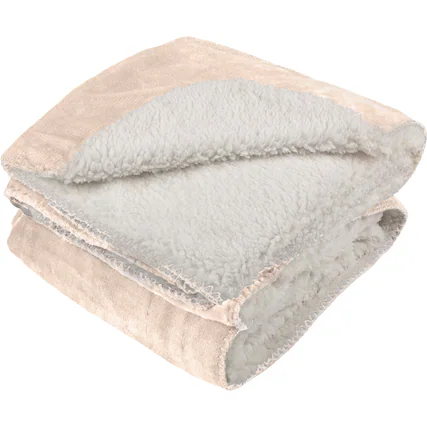 Front. PetMaker - 60x80in Water-Resistant Dog Blanket - Tan.