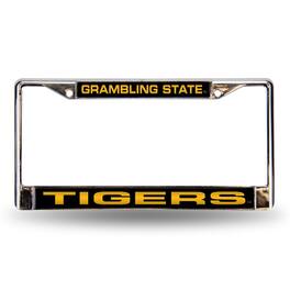 Rico Industries - Grambling State Tigers Chrome Metal Laser Cut License Plate Frame - Multi