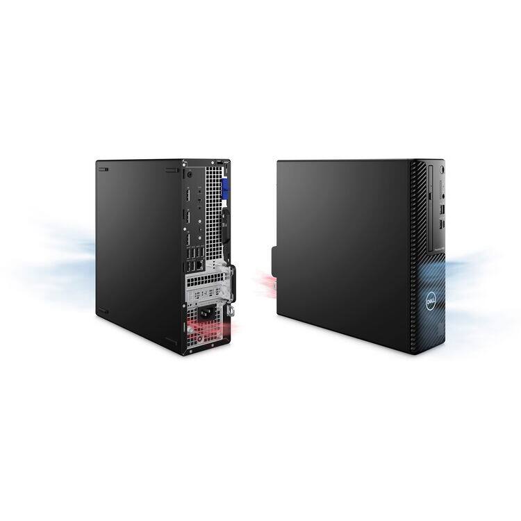 Alt View 4. Dell - Precision 3460 SFF Intel Core i9-14900 2.0 GHz up to 5.80 GHz 32GB DDR5-5600 512GB SSD Windows 11 Pro Desktop - Black.