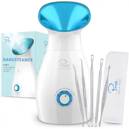 Pure Daily Care
NANOSTEAMER
3-IN-1
Ionic Facial Steamer
Towel Warmer
Humidifier
Pure Daily Care
NANOSTEAMER
3-IN-1
Ionic Facial Steamer
Towel Warmer
Humidifier
Pure Daily Care
NANOSTEAMER
3-IN-1
Ionic Facial Steamer
Towel Warmer
Humidifier