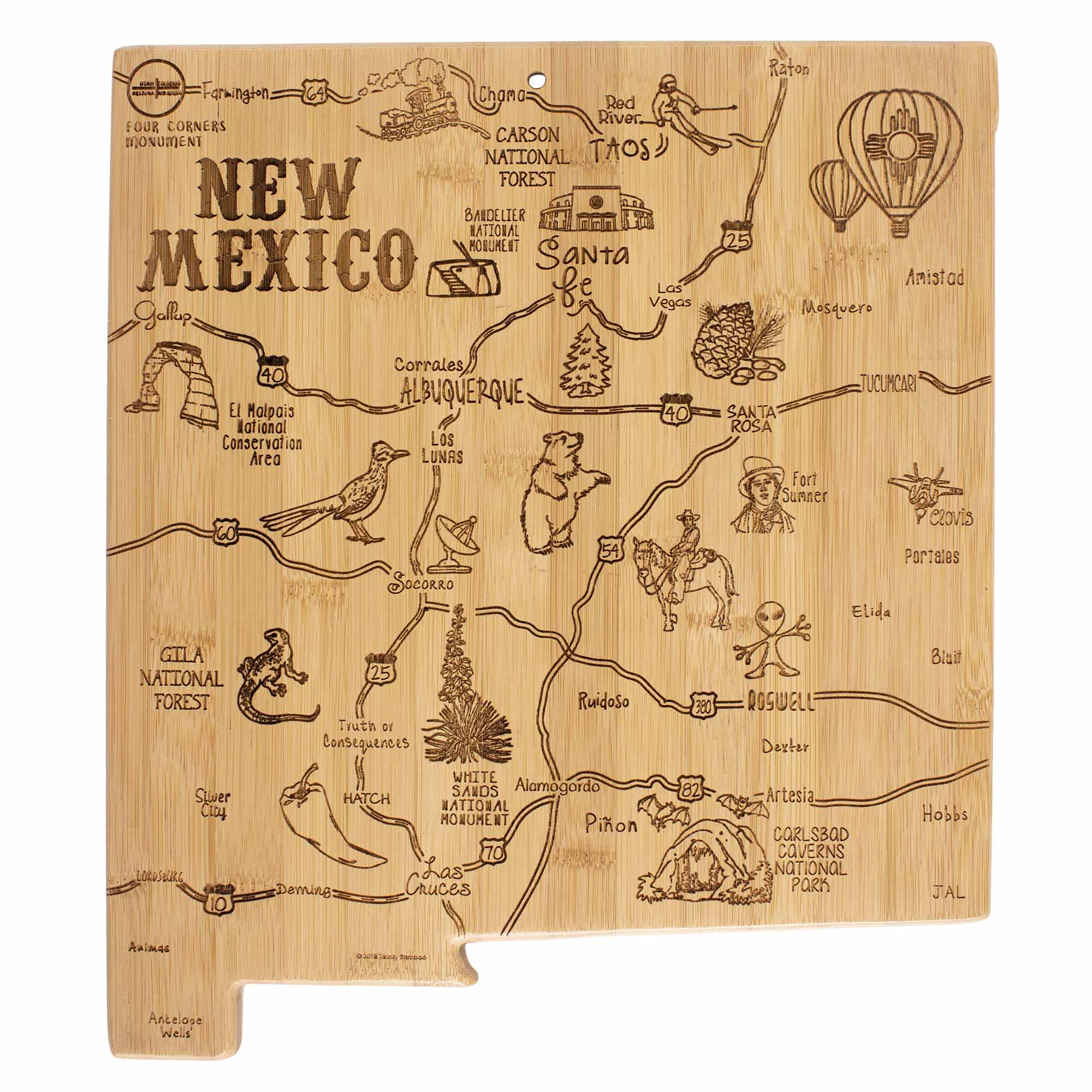 "Totally Bamboo - Destination New Mexico Cutting Board, 11-3/4"" x 13-1/2""" price history on PriceWatchPro