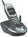 Angle Standard. General Electric - 2.4GHz Cordless Phone with Call-Waiting Caller ID - Black/Red.