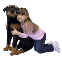 Best Buy: Melissa and Doug Large Rottweiler Plush Stuffed Animal 2115