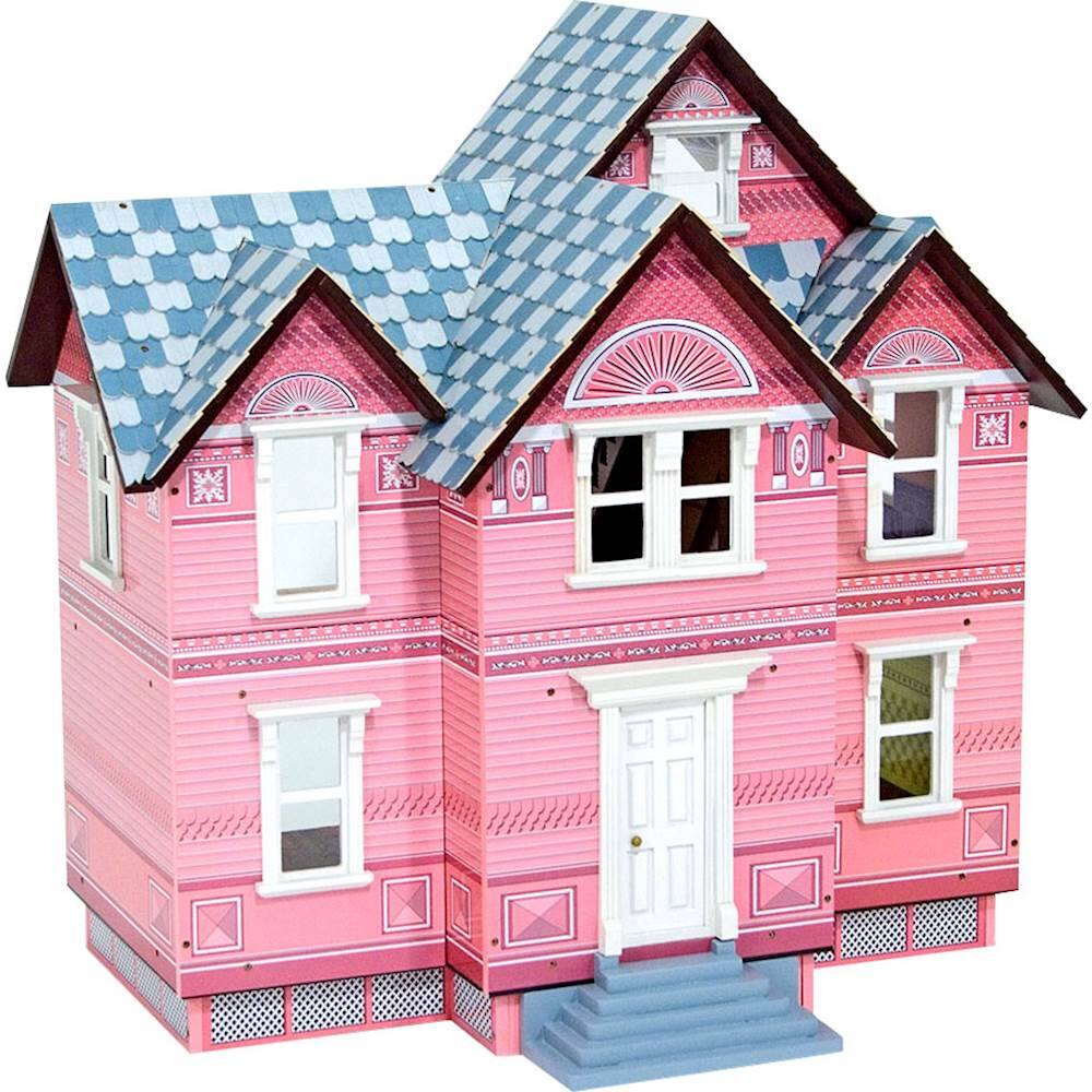 large pink dollhouse