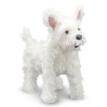 Front Large. Melissa and Doug - West Highland Terrier (Westie) - Plush.