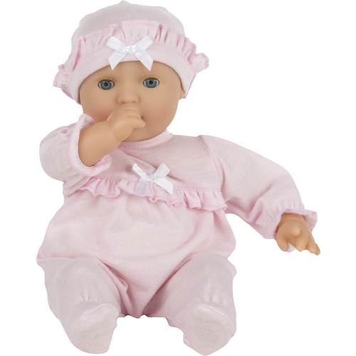Melissa & Doug Mine to Love Jenna 12" Soft Body Baby Doll With Romper, Hat