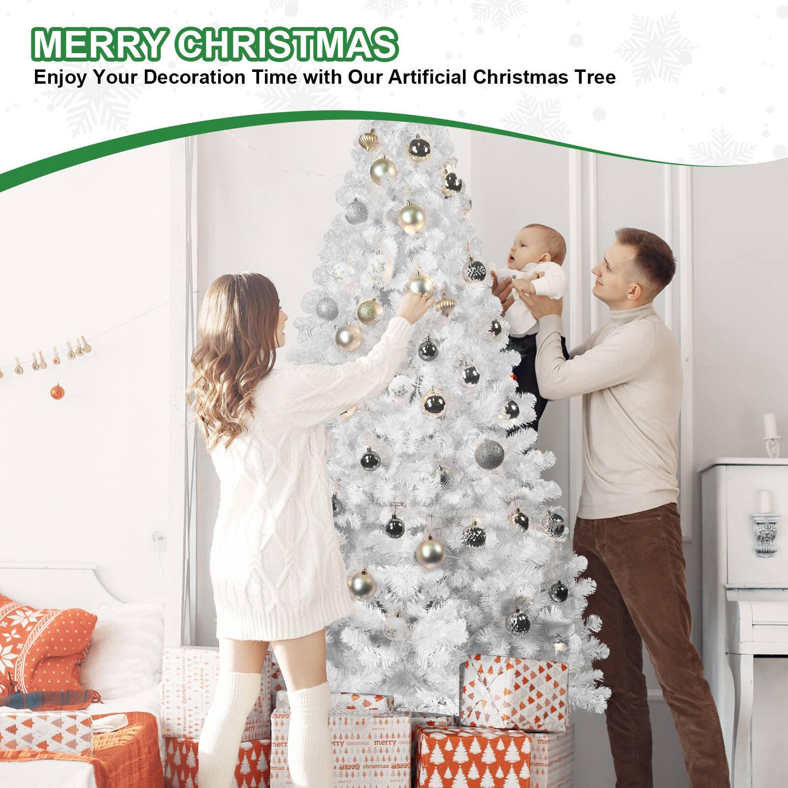 MERRY CHRISTMAS  
Enjoy Your Decoration Time with Our Artificial Christmas Tree