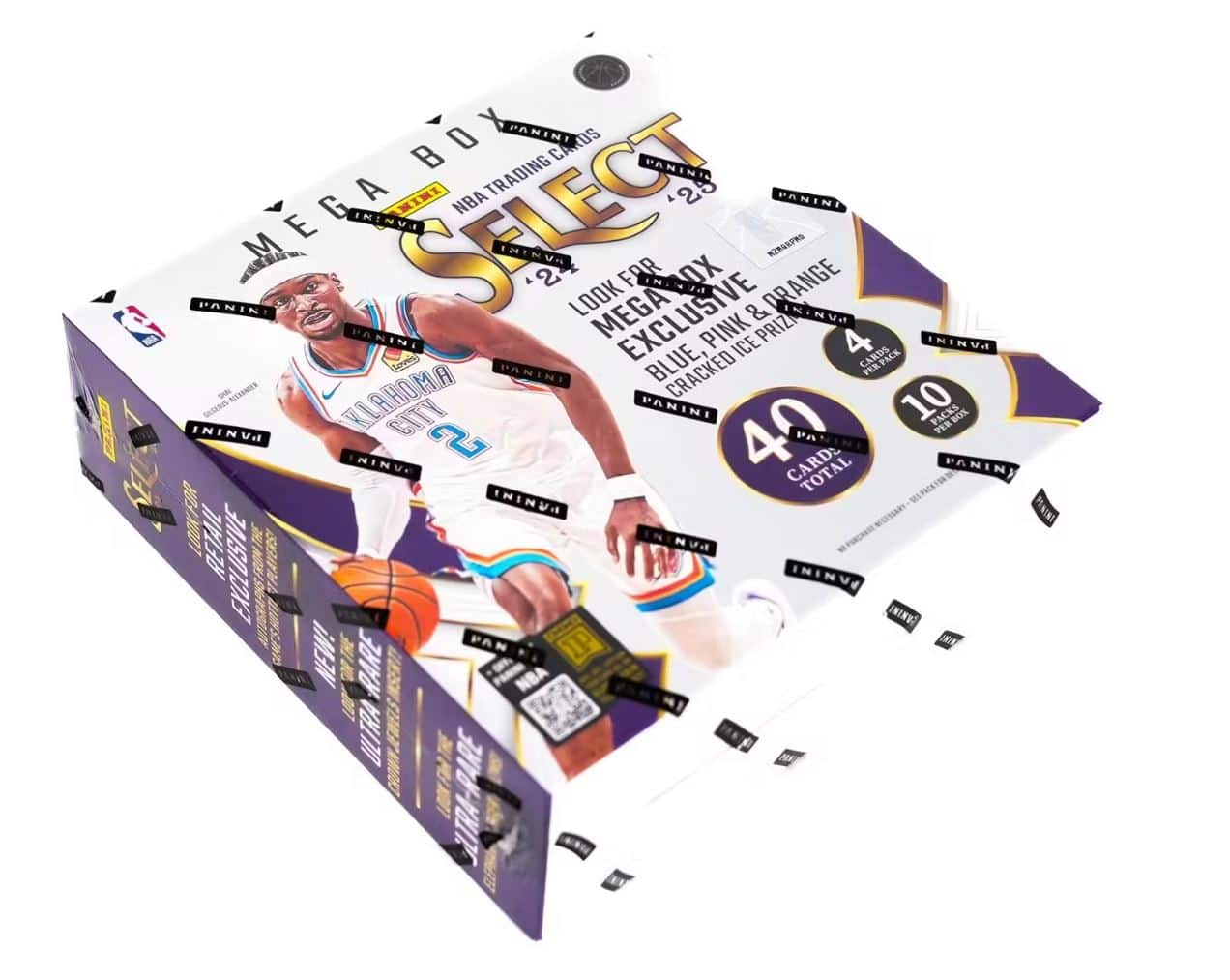 Panini 2024 25 Select Basketball Mega Box (Blue, Pink & Orange