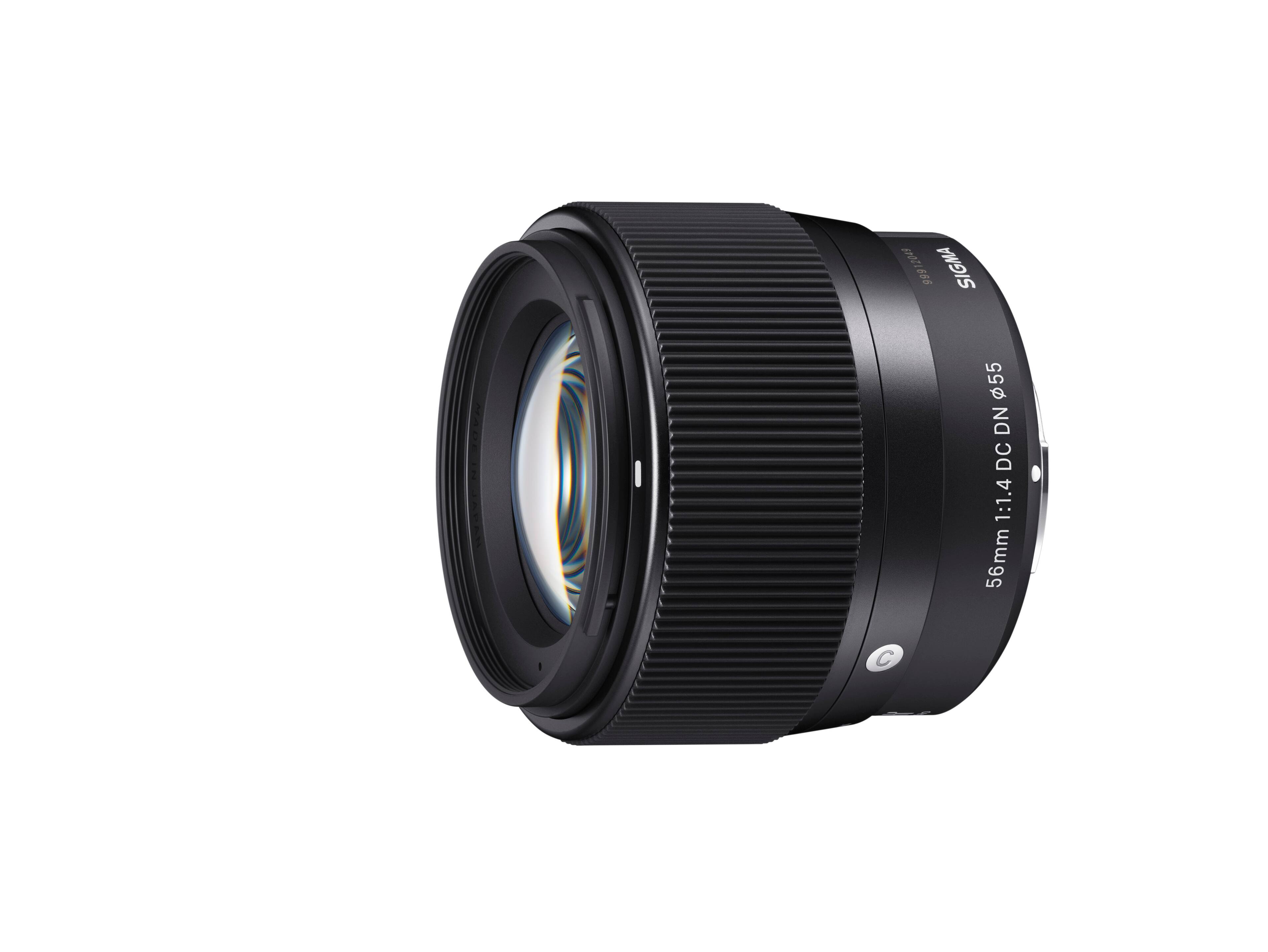 The text on the image reads "99912049 885 SIGMA 55 DN DC 1:1.4 56mm C." This text is grouped and corrected as follows:

"99912049 885 SIGMA 55 DN DC 1:1.4 56mm C"

The text is a combination of numbers and letters, which indicates that it is likely a product code or identification number. The letters "SIGMA" and "DC" suggest that the product is related to photography or optics, while the numbers "55" and "56" indicate the focal length of the lens. The "1:1.4" ratio may refer to the aperture or focal ratio of the lens. The final letter "C" could represent the type of lens mount or the lens's compatibility with a specific camera system.