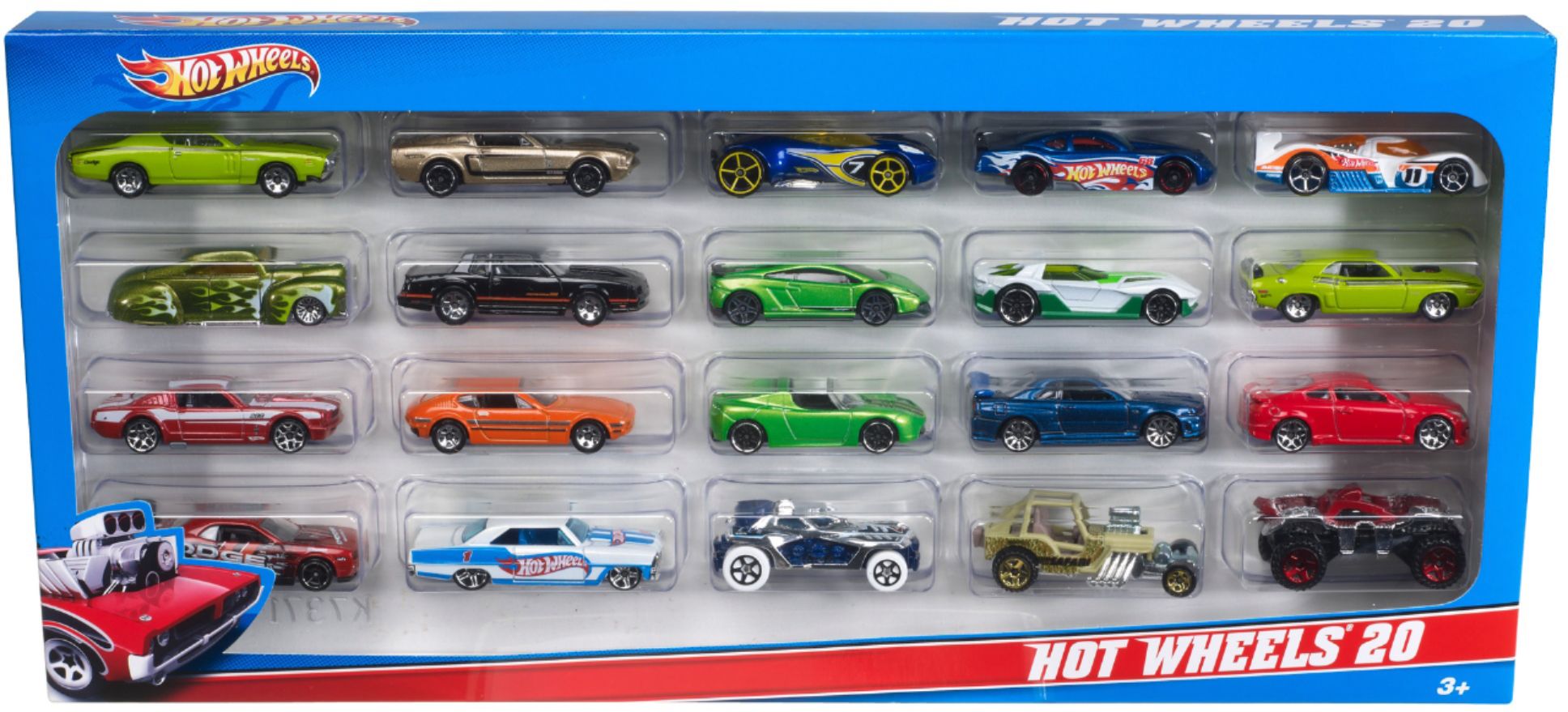 Aproca Hard Storage Carrying Case for Hot Wheels 20 Cars Gift Pack