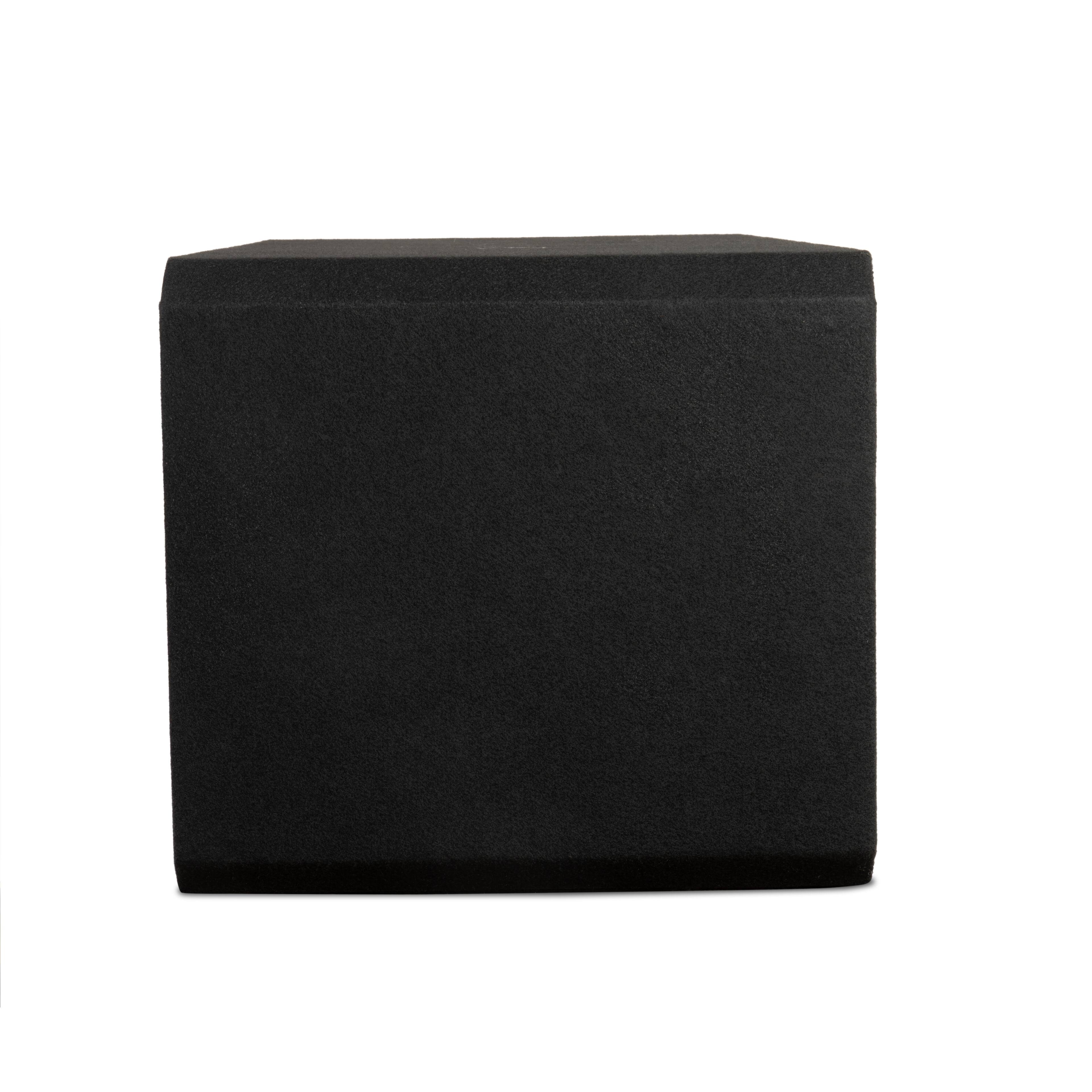 Alt View 1. NVX - NE102P Dual 10" Slot Ported 3/4" MDF Subwoofer Enclosure.