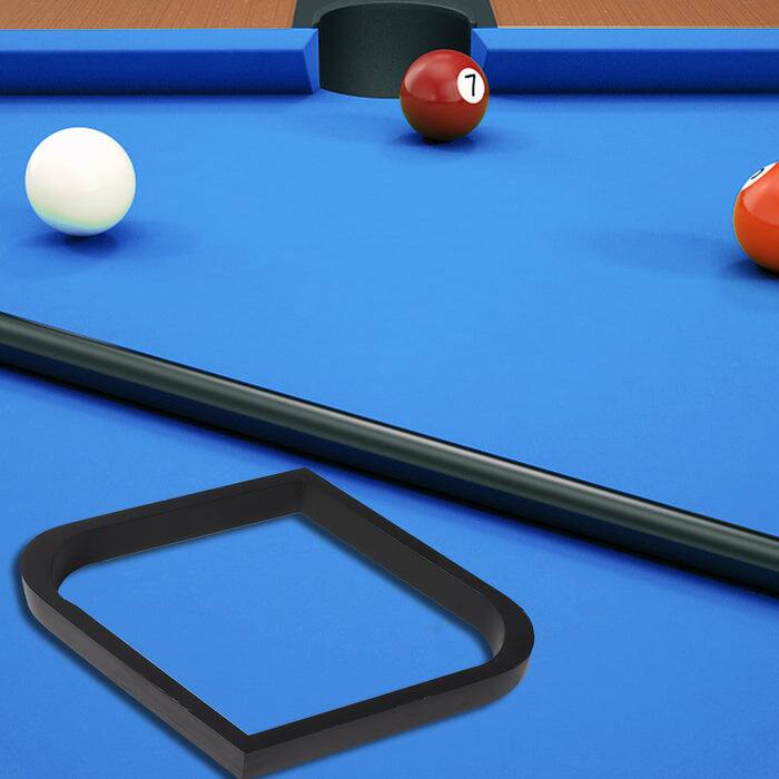 Alt View 2. GSE Games & Sports Expert - Black Solid Wood 9-Ball Diamond Ball Rack for 2-1/4" Pool Balls, Billiard Ball Rack for Pool Table - Black.