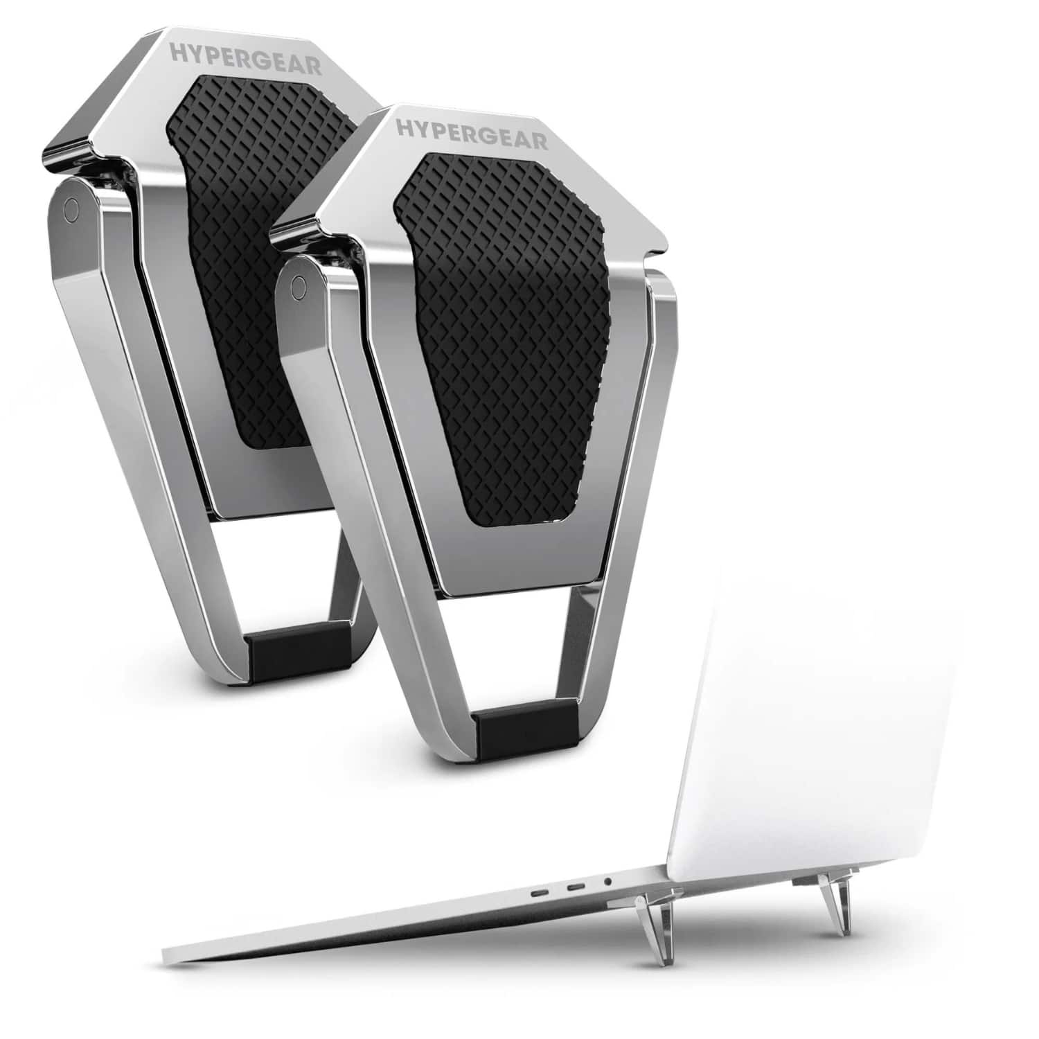 Stock Preferred - UpRite Mini Universal Adhesive Laptop & Phone Stand - Silver