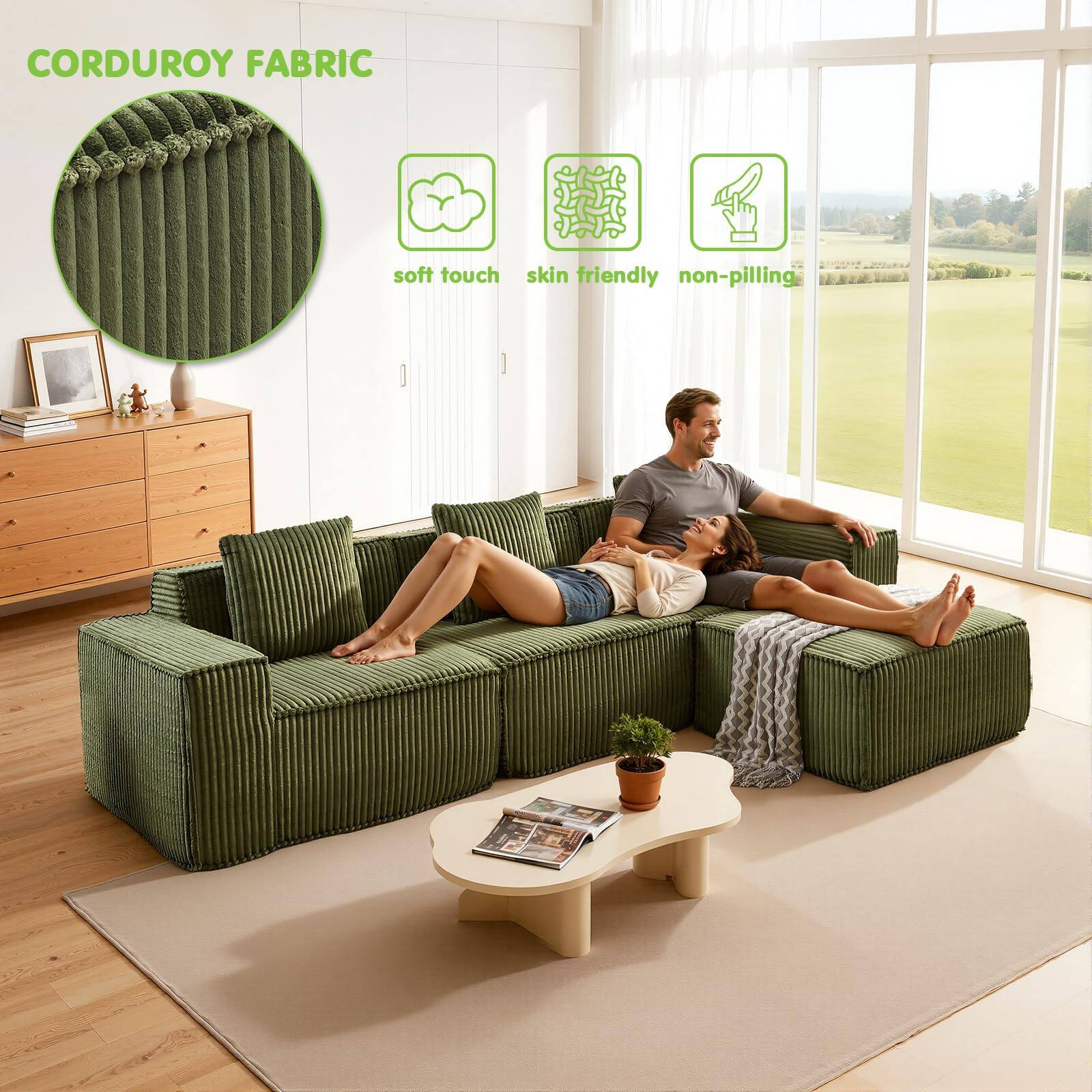 CORDUROY FABRIC

- soft touch
- skin friendly
- non-pilling