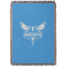 Chad & Jake - Charlotte Hornets Woven Blanket - Blue