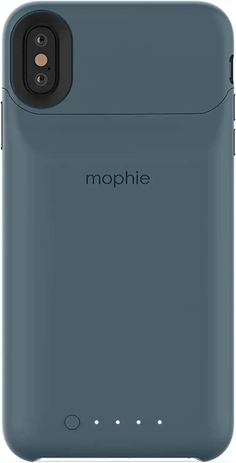 Left. mophie - Mophie Juice Pack Access 2200mAh Battery Case for iPhone XS Max- STONE - Stone.