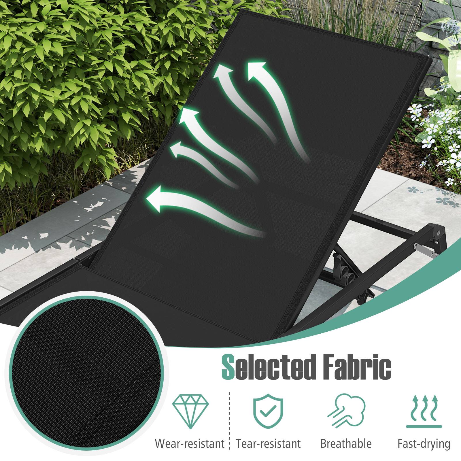 Selected Fabric  
Wear-resistant  
Tear-resistant  
Breathable  
Fast-drying