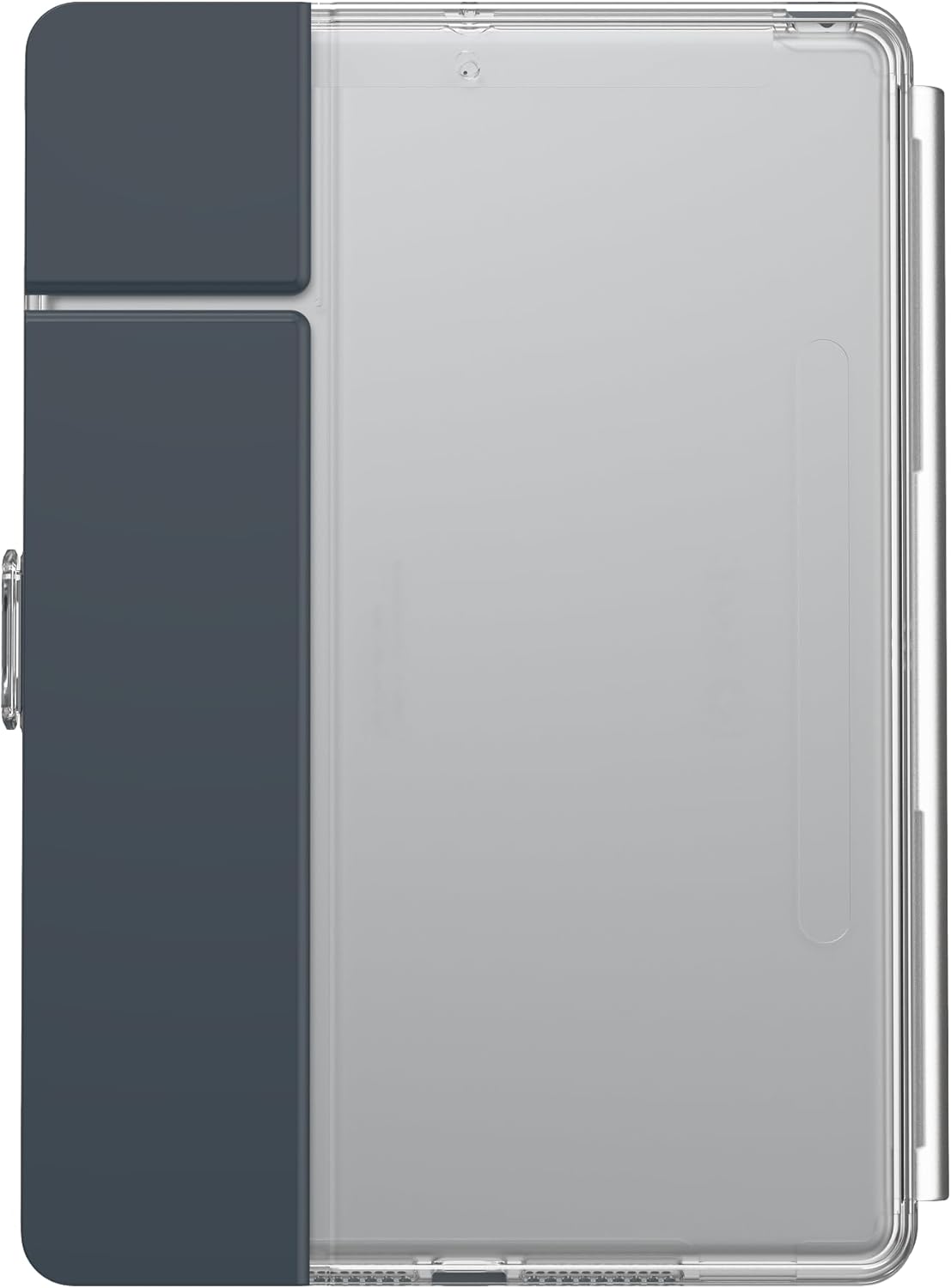 Alt View 1. Speck - Speck Balance Folio 10.2" Apple iPad (7th Generation) Case | Color: Clear & Gray - Clear/ Gray.
