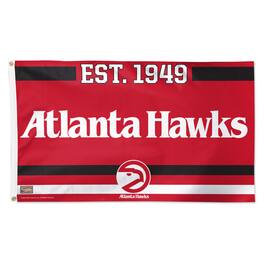 WinCraft - Atlanta Hawks 3' x 5' Single-Sided Franchise Establishment Deluxe Flag - Multicolor