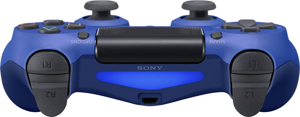 Alt View 12. Sony - DualShock 4 Wireless Controller for Sony PlayStation 4 - Wave Blue.