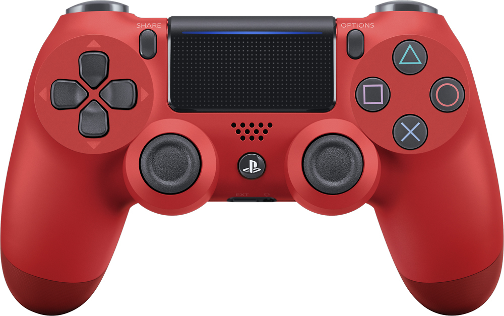Mando inalámbrico DualShock 4 para Sony PlayStation 4 - Magma (rojo)