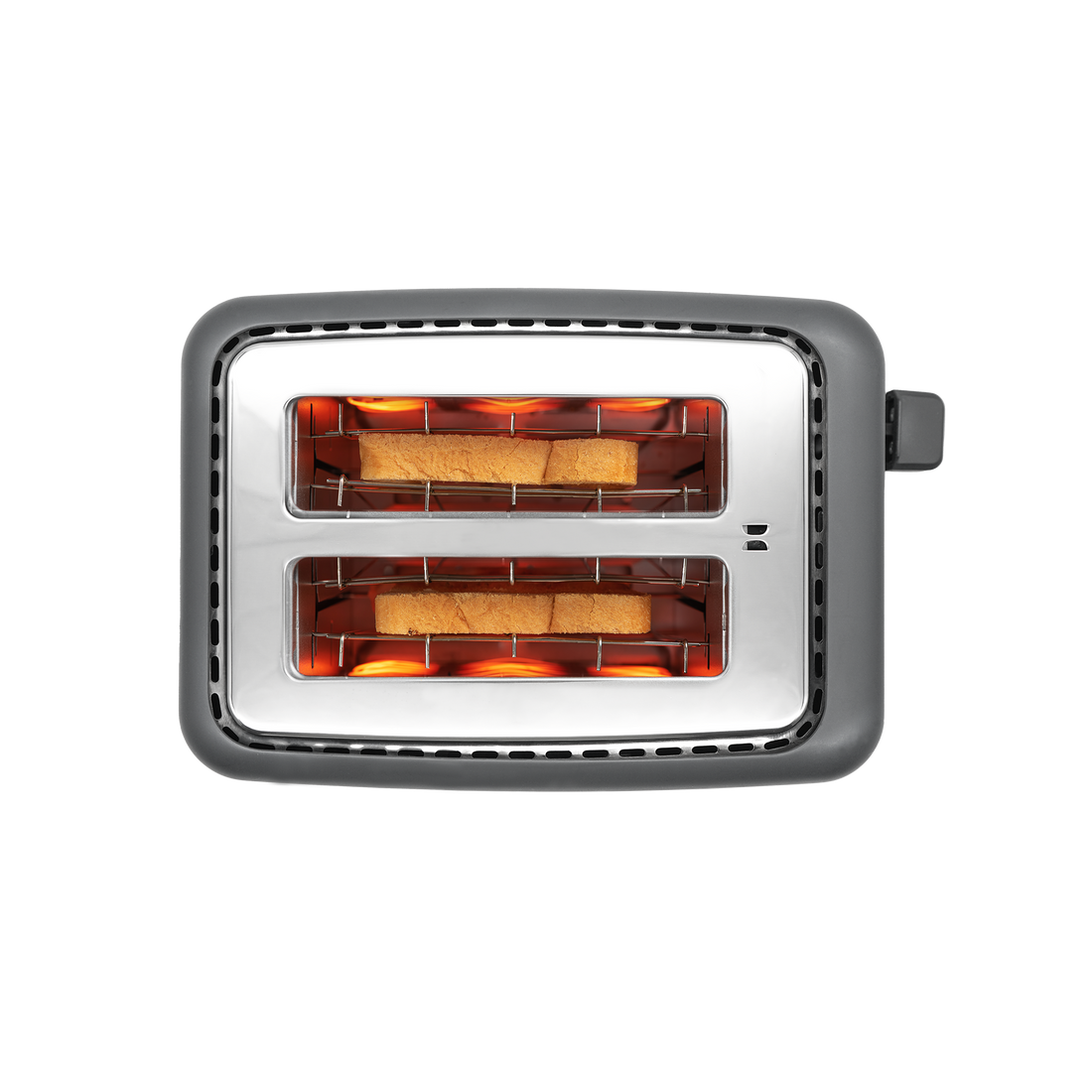 Left. Livwell Brands - Livwell Matte Black 2-Slice Smart Touch Toaster - Matte Black.