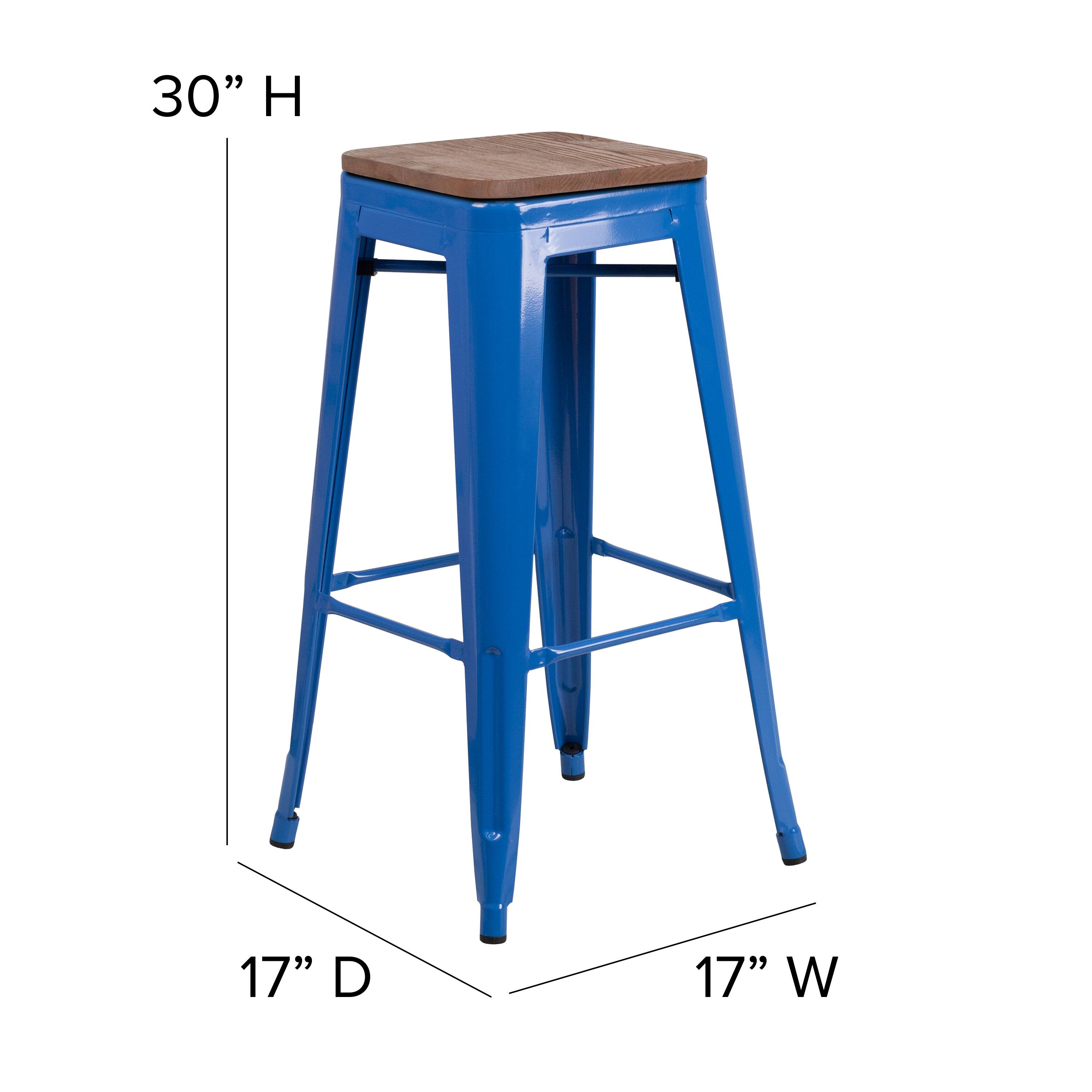 30" H 17" D 17" W