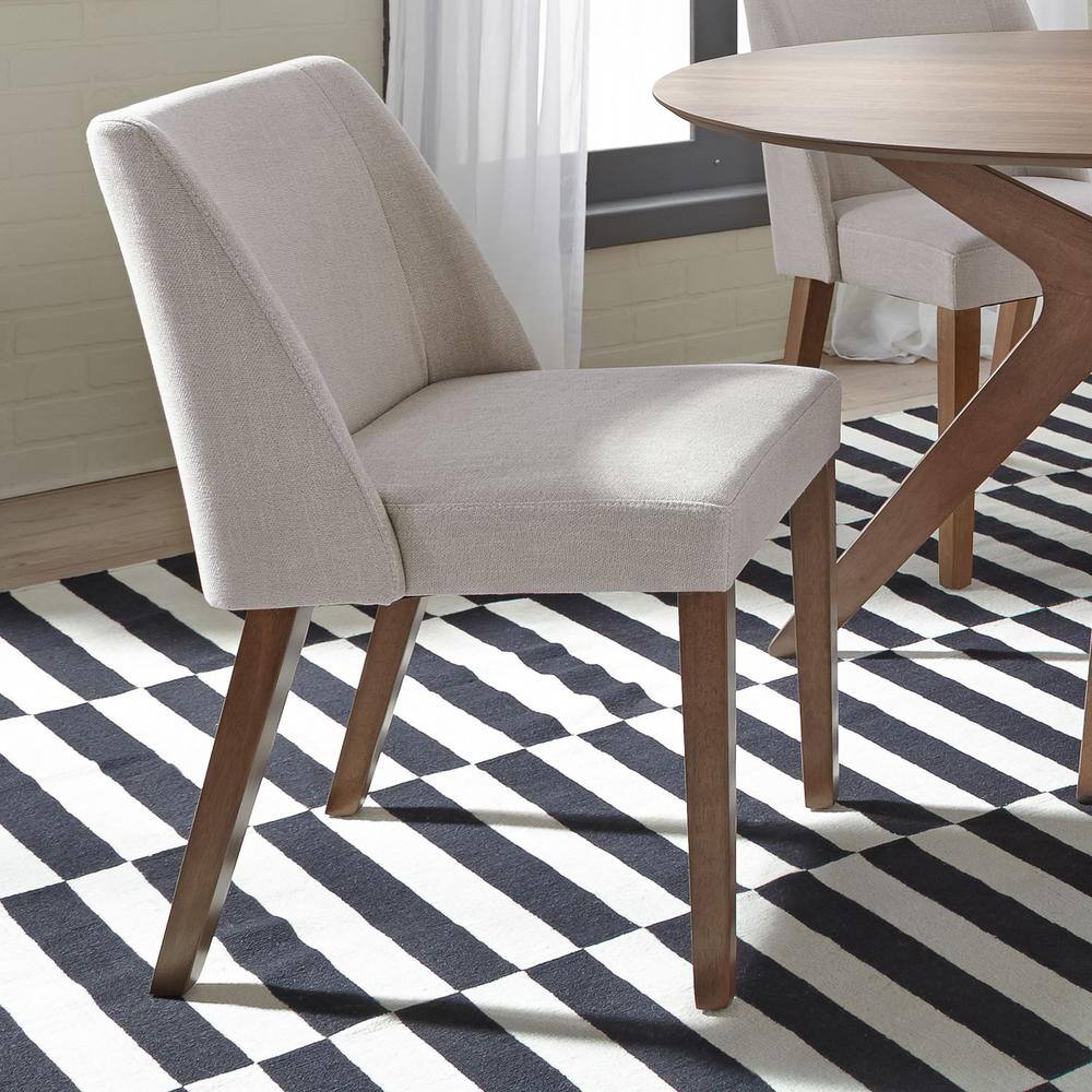 Alt View 3. Liberty Furniture Industries - Space Savers Nido Chair - Light Tan (RTA) in Satin Walnut - Brown.