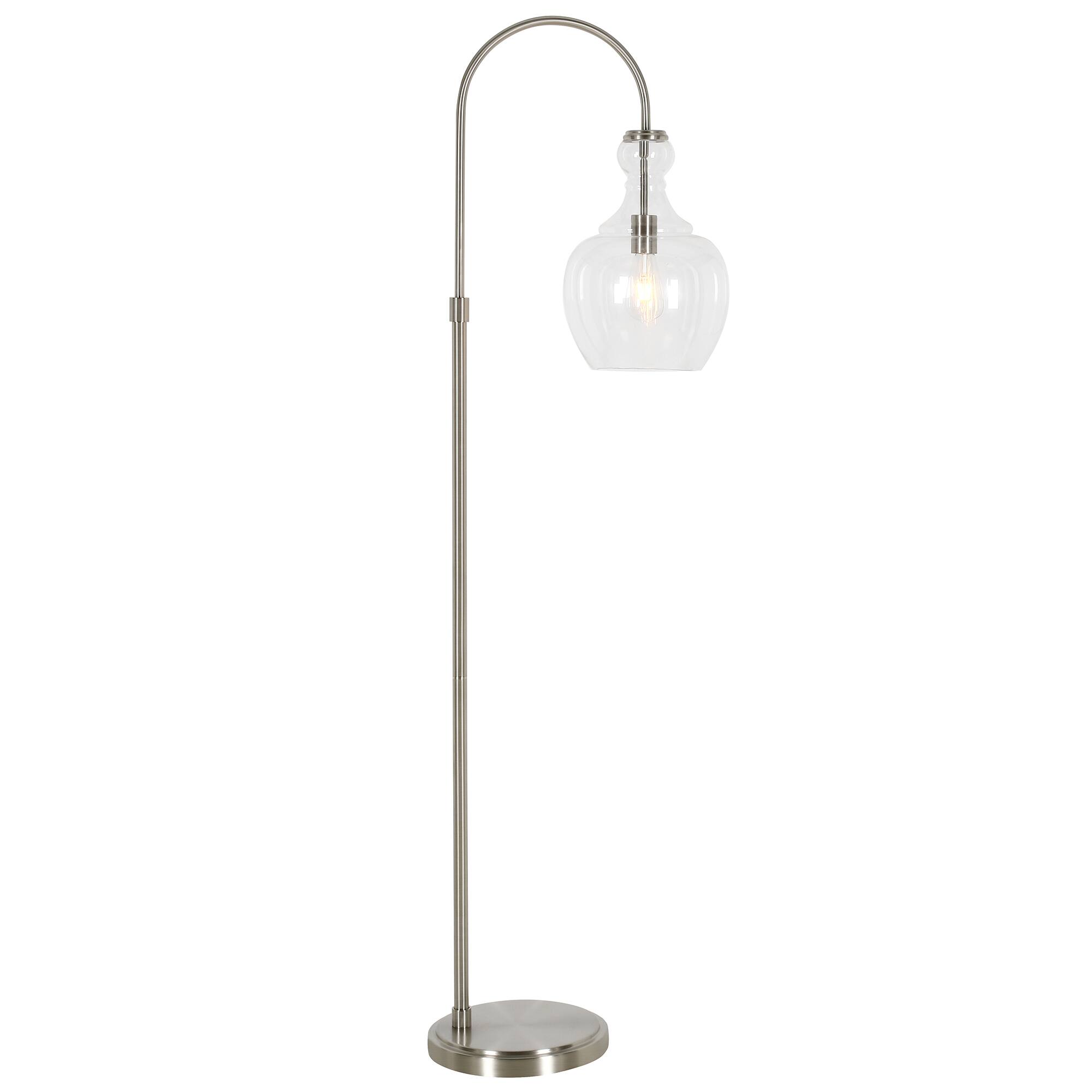 Front. Camden&Wells - Verona Floor Lamp - Brushed Nickel.