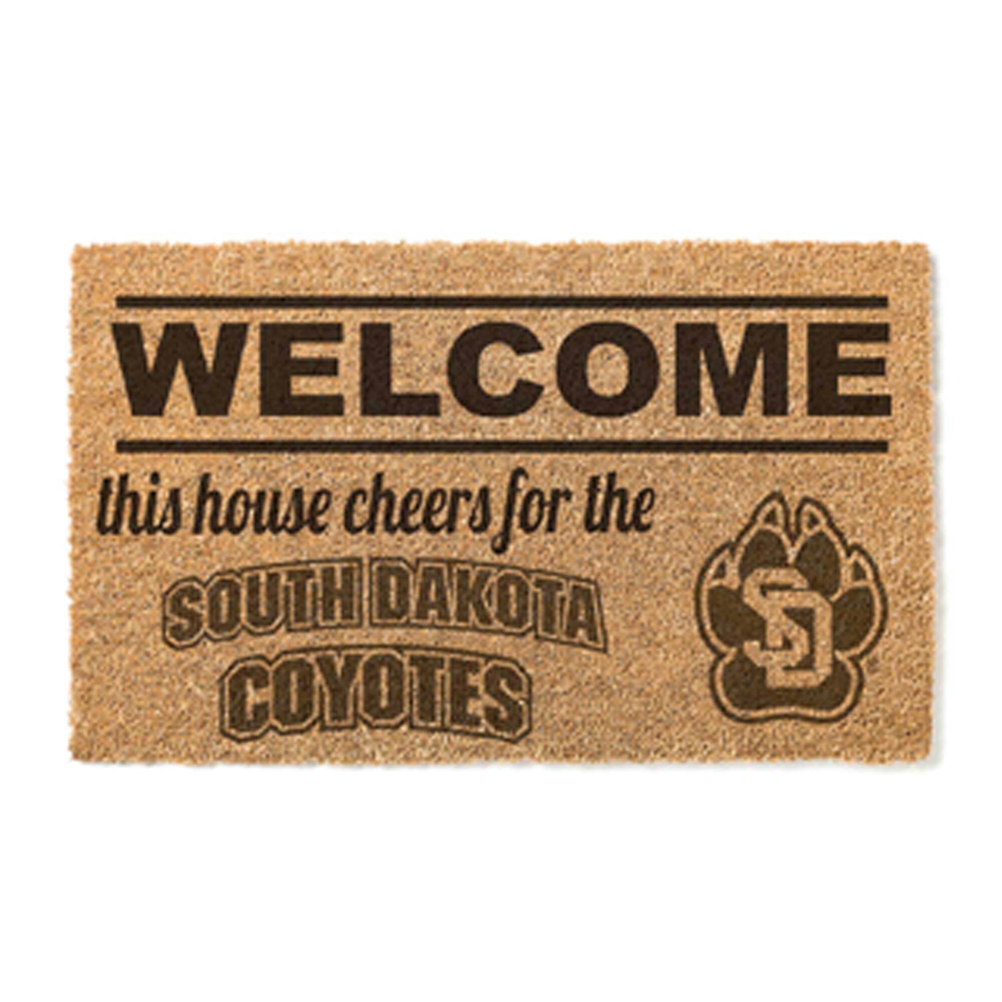 South Dakota Coyotes 18" x 30" Welcome Doormat
