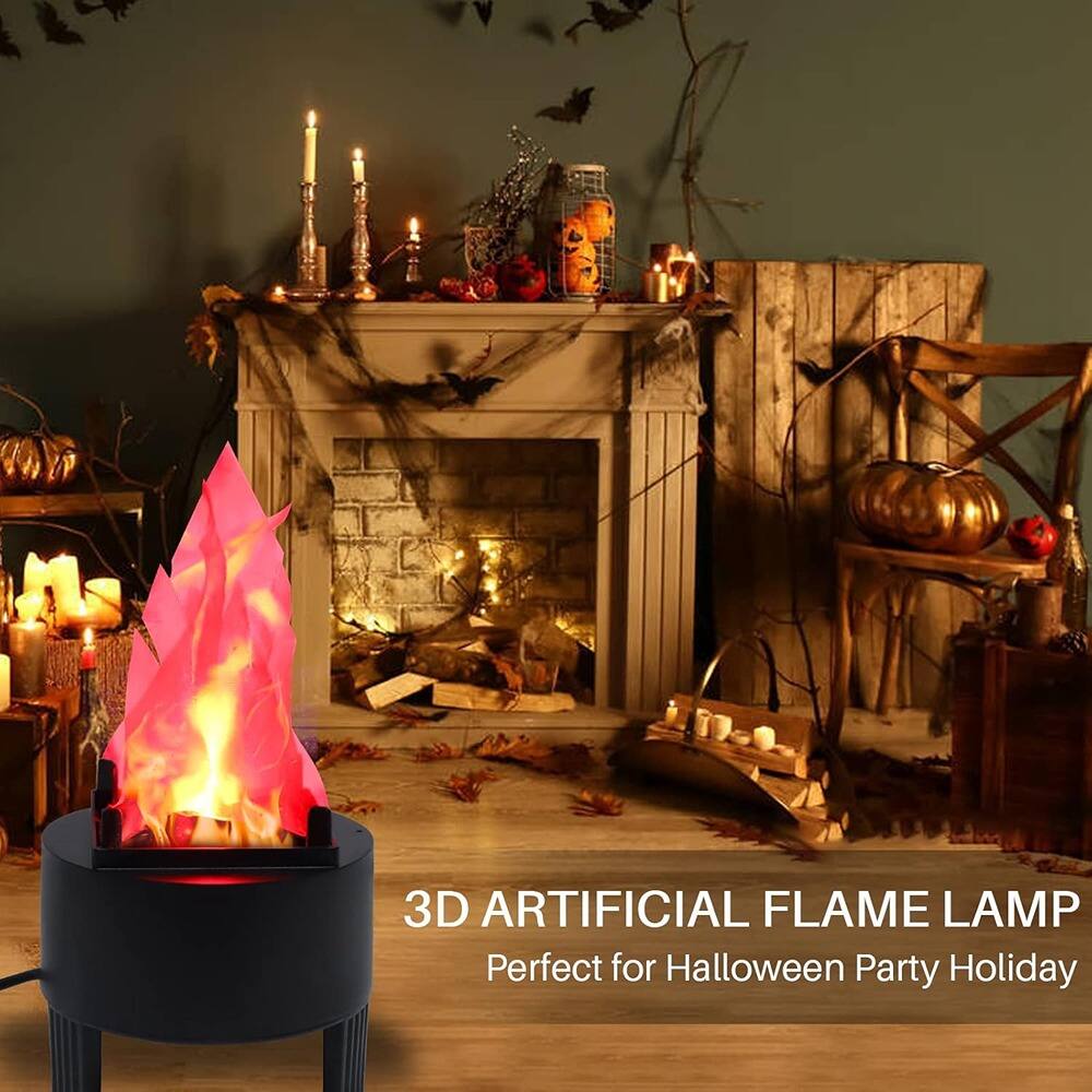 3D Artificial Flame Lamp  
Perfect for Halloween Party Holiday