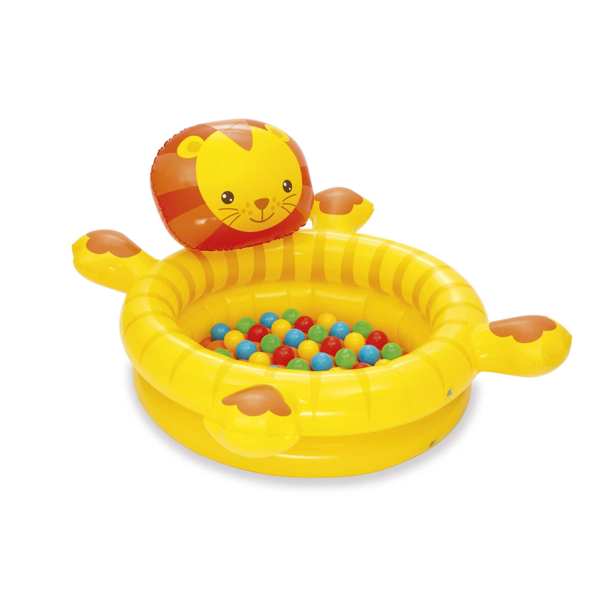 Front. Bestway - Up, In & Over Lion Ball Pit.