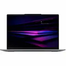 Front. Lenovo - Lenovo Slim 7 14" WUXGA OLED Touchscreen Copilot+ PC Intel Core Ultra 7 355 32GB RAM 1TB SSD Luna Grey - Intel Core - Luna Gray.