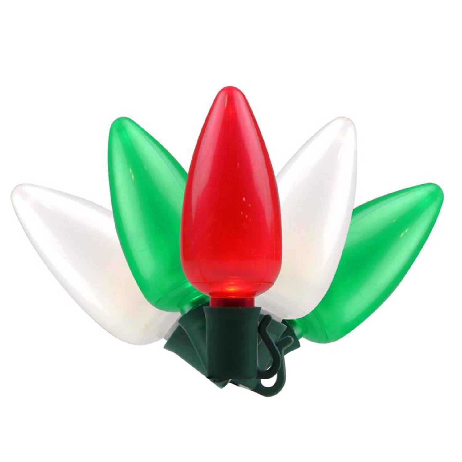 Celebrations - Platinum LED C9 Red/Green/Pure White 25 ct String Christmas Lights 24 ft. price history on PriceWatchPro
