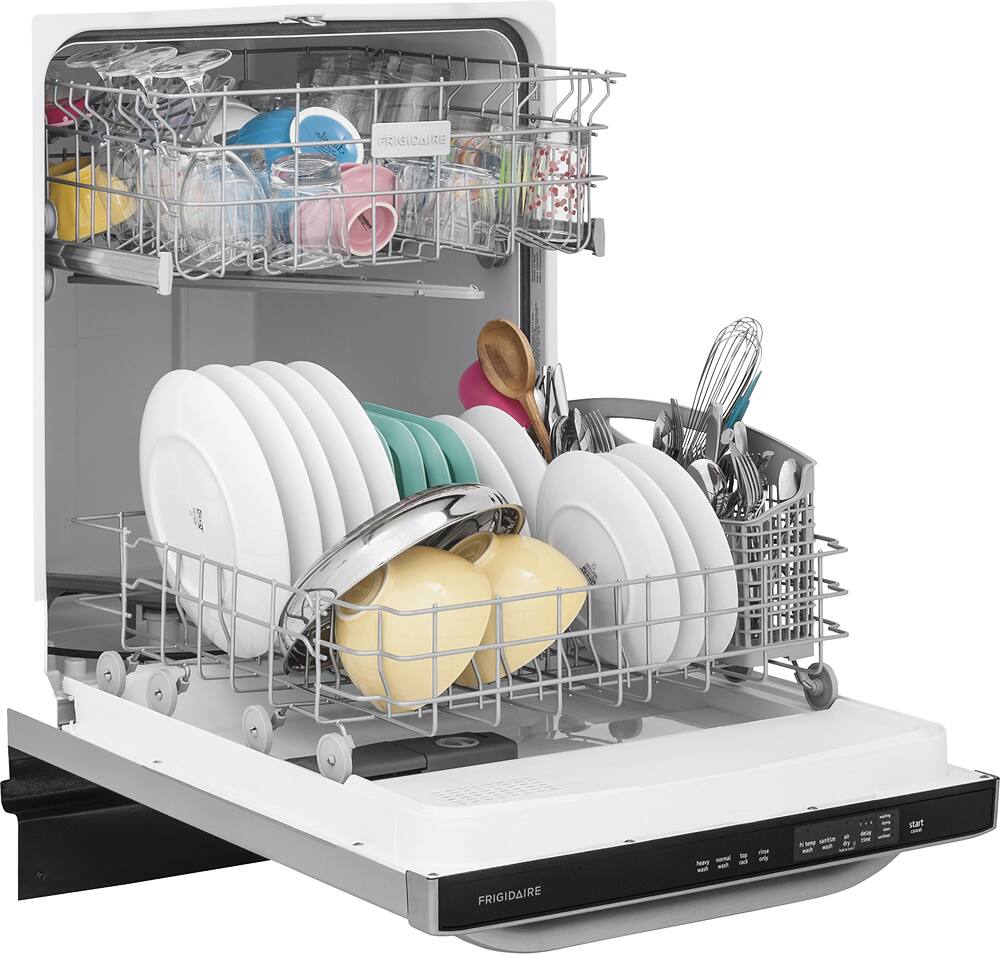Best Buy Frigidaire 24" Tall Tub BuiltIn Dishwasher Stainless steel