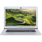 Front Zoom. Acer - 14 14" Refurbished Chromebook - Intel Celeron - 4GB Memory - 32GB eMMC Flash Memory - Sparkly silver.