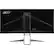 Back. Acer - Refurbished Predator X34 34" IPS LED Curved HD 21:9 Ultrawide GSync Monitor - Black.