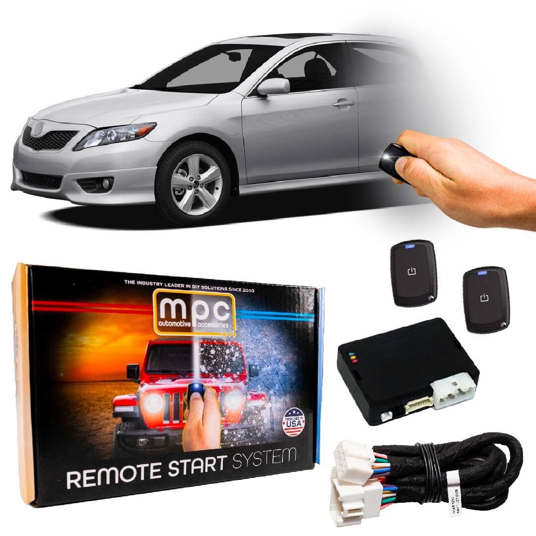 MPC - Remote Start Kit For Toyota Camry 2010 2011 | 2X Long Range Remotes | G-Key Only - Black