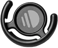 Front. PopSockets - PopMount - Black.