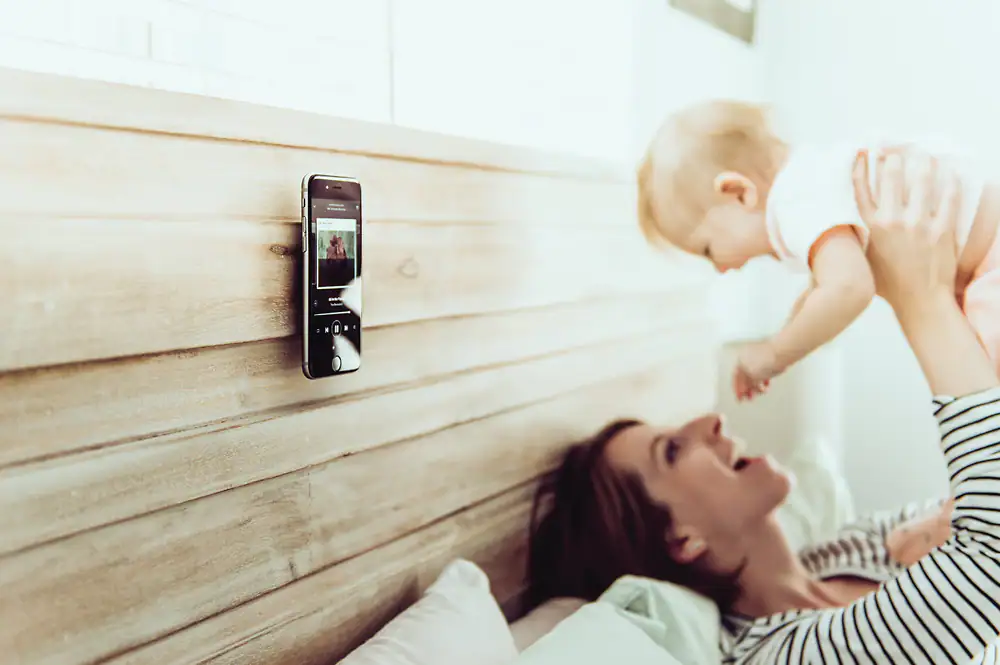 Alt View 11. PopSockets - PopMount - Black.