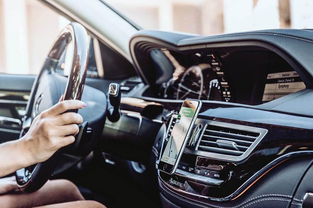 Alt View 13. PopSockets - PopMount - Black.