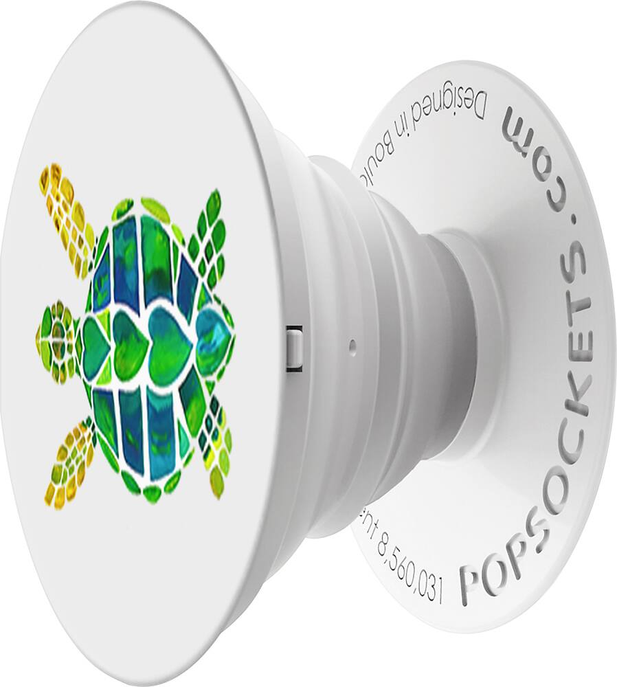 Alt View 11. PopSockets - Finger Grip/Kickstand for Mobile Phones - Turtle Love.